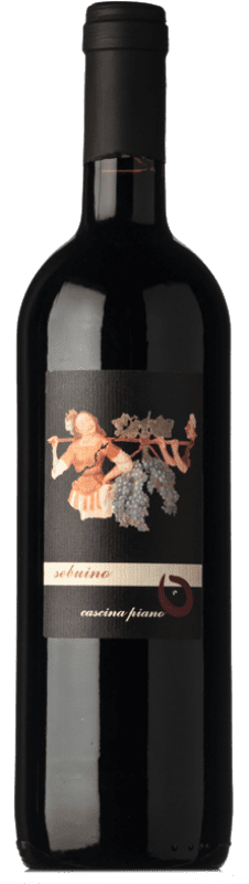 10,95 € Free Shipping | Red wine Piano Rosso Sebuino I.G.T. Ronchi Varesini Lombardia Italy Merlot, Barbera, Croatina, Vespolina Bottle 75 cl