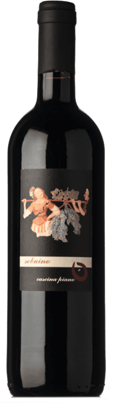 10,95 € Free Shipping | Red Wine Piano Sebuino I.G.T. Ronchi Varesini Lombardia Italy Merlot, Barbera, Croatina, Vespolina Bottle 75 cl