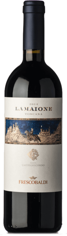 83,95 € Spedizione Gratuita | Vino rosso Marchesi de' Frescobaldi Castelgiocondo Lamaione I.G.T. Toscana Toscana Italia Merlot Bottiglia 75 cl