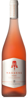 17,95 € Kostenloser Versand | Roséwein Castelli del Grevepesa Maggese I.G.T. Costa Toscana Toskana Italien Sangiovese 75 cl