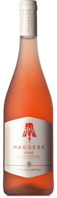 13,95 € Envio grátis | Vinho rosé Castelli del Grevepesa Rosato Maggese I.G.T. Costa Toscana Tuscany Itália Sangiovese Garrafa 75 cl