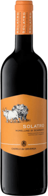 15,95 € Spedizione Gratuita | Vino rosso Castelli del Grevepesa Solatro D.O.C.G. Morellino di Scansano Toscana Italia Sangiovese Bottiglia 75 cl