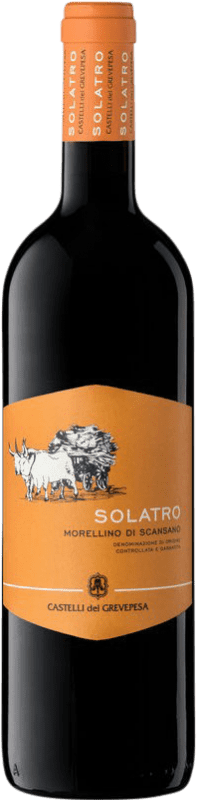 12,95 € Бесплатная доставка | Красное вино Castelli del Grevepesa Solatro D.O.C.G. Morellino di Scansano Тоскана Италия Sangiovese — Санджовезе Бутылка 75 cl