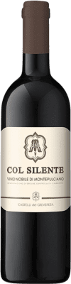 33,95 € 免费送货 | 红酒 Castelli del Grevepesa Col Silente D.O.C.G. Vino Nobile di Montepulciano 托斯卡纳 意大利 Prugnolo Gentile 瓶子 75 cl