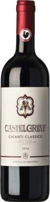 14,95 € Kostenloser Versand | Rotwein Castelli del Grevepesa Castelgreve D.O.C.G. Chianti Classico Toskana Italien Merlot, Sangiovese Flasche 75 cl