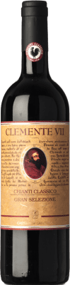 31,95 € Envio grátis | Vinho tinto Castelli del Grevepesa Gran Selezione Clemente VII D.O.C.G. Chianti Classico Tuscany Itália Sangiovese Garrafa 75 cl