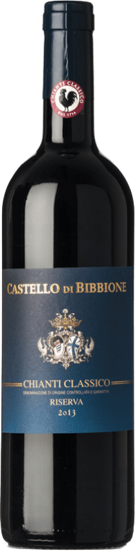 29,95 € Envio grátis | Vinho Tinto Castelli del Grevepesa Bibbione Clássico Reserva D.O.C.G. Chianti Tuscany Itália Merlot, Sangiovese Garrafa 75 cl