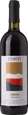 19,95 € Бесплатная доставка | Красное вино Castello Conti Origini D.O.C. Piedmont Пьемонте Италия Nebbiolo, Croatina, Vespolina бутылка 75 cl