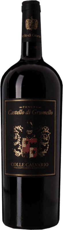 34,95 € Бесплатная доставка | Красное вино Castello di Grumello Colle Calvario Резерв D.O.C. Valcalepio Ломбардии Италия Merlot, Cabernet Sauvignon бутылка 75 cl