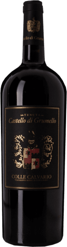 36,95 € Free Shipping | Red Wine Castello di Grumello Colle Calvario Reserve — Aged D.O.C. Valcalepio Lombardia Italy Merlot, Cabernet Sauvignon 75 cl