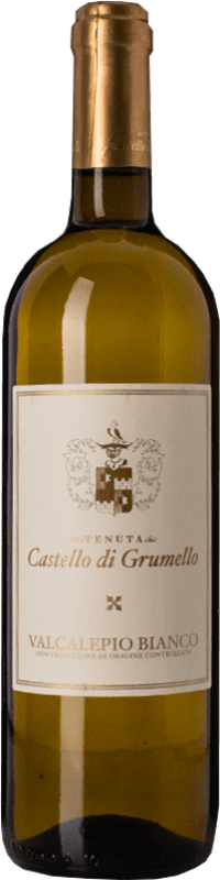 11,95 € Kostenloser Versand | Weißwein Castello di Grumello Bianco D.O.C. Valcalepio Lombardei Italien Chardonnay, Grauburgunder Flasche 75 cl