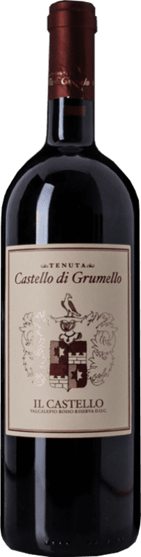 16,95 € Free Shipping | Red wine Castello di Grumello Il Castello Reserve D.O.C. Valcalepio Lombardia Italy Merlot, Cabernet Sauvignon Bottle 75 cl