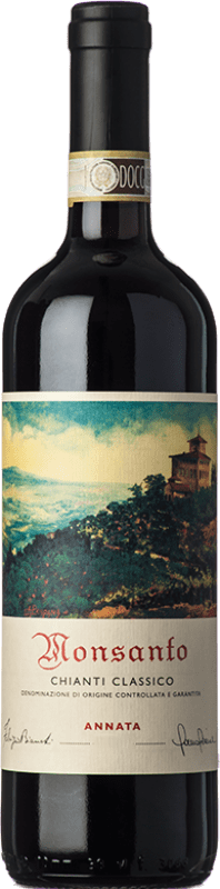 29,95 € Envoi gratuit | Vin rouge Castello di Monsanto D.O.C.G. Chianti Classico Toscane Italie Sangiovese, Colorino, Canaiolo Bouteille 75 cl