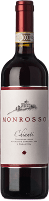 11,95 € Envio grátis | Vinho tinto Castello di Monsanto Monrosso D.O.C.G. Chianti Tuscany Itália Merlot, Sangiovese, Canaiolo Garrafa 75 cl