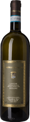 18,95 € Envío gratis | Vino blanco Castello di Neive D.O.C. Langhe Piemonte Italia Riesling Botella 75 cl