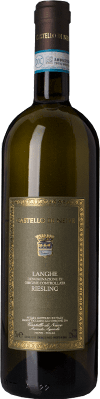 17,95 € Envío gratis | Vino blanco Castello di Neive D.O.C. Langhe Piemonte Italia Riesling Botella 75 cl