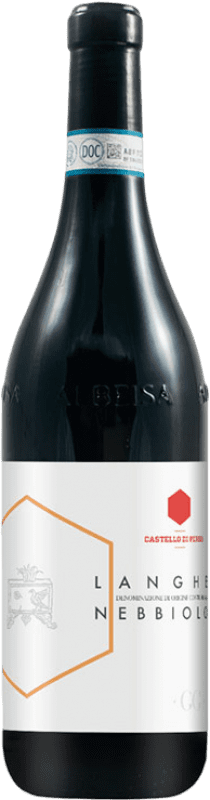 19,95 € Spedizione Gratuita | Vino Rosso Castello di Perno D.O.C. Langhe Piemonte Italia Nebbiolo 75 cl