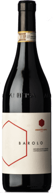 38,95 € Kostenloser Versand | Rotwein Castello di Perno Gregorio Gitti D.O.C.G. Barolo Piemont Italien Nebbiolo Flasche 75 cl