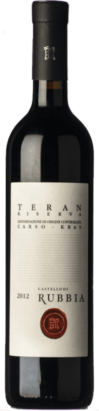 119,95 € Бесплатная доставка | Красное вино Castello di Rubbia Резерва D.O.C. Carso Фриули-Венеция-Джулия Италия Terrantez — Террантеш Бутылка 75 cl