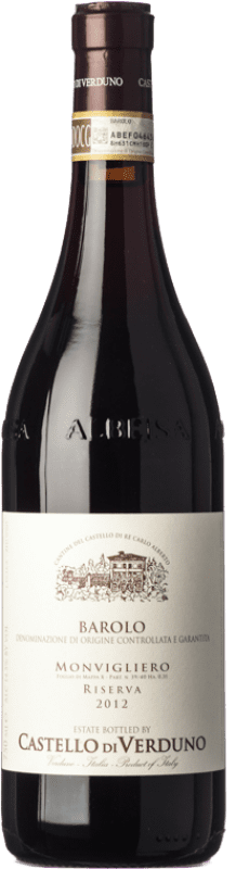 72,95 € Free Shipping | Red wine Castello di Verduno Riserva Monvigliero Reserve D.O.C.G. Barolo Piemonte Italy Nebbiolo Bottle 75 cl