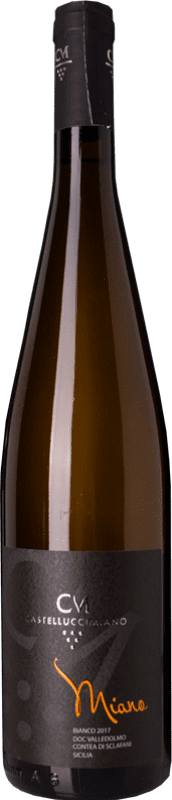 15,95 € Kostenloser Versand | Weißwein Castellucci Miano Miano D.O.C. Sicilia Sizilien Italien Catarratto Flasche 75 cl