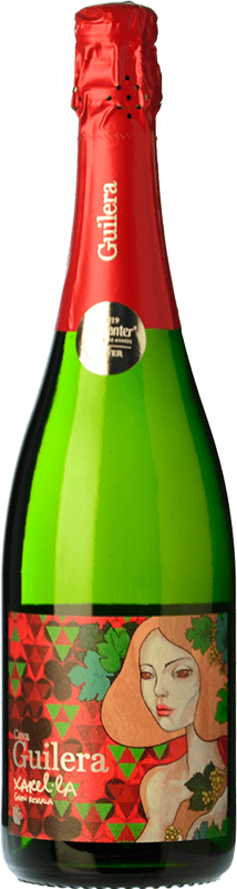 14,95 € Free Shipping | White sparkling Guilera Roja Brut Grand Reserve D.O. Cava Spain Xarel·lo Bottle 75 cl