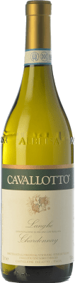 24,95 € Envio grátis | Vinho Branco Cavallotto D.O.C. Langhe Piemonte Itália Chardonnay Eco — Biológico 75 cl