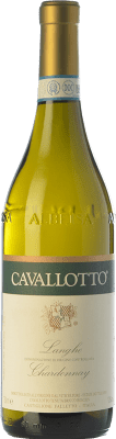 23,95 € Envío gratis | Vino blanco Cavallotto D.O.C. Langhe Piemonte Italia Chardonnay Botella 75 cl