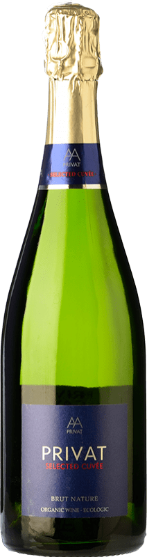 9,95 € Envio grátis | Espumante branco Privat Selected Cuvée Brut Nature D.O. Cava Espanha Macabeo, Xarel·lo, Chardonnay, Parellada Garrafa 75 cl
