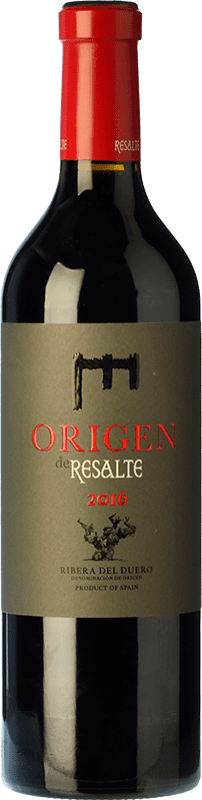 26,95 € Бесплатная доставка | Красное вино Resalte Origen D.O. Ribera del Duero Кастилия-Леон Испания Tempranillo бутылка 75 cl