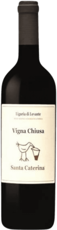 19,95 € Envío gratis | Vino tinto Santa Caterina Vigna Chiusa I.G.T. Liguria di Levante Liguria Italia Sangiovese, Canaiolo, Ciliegiolo Botella 75 cl