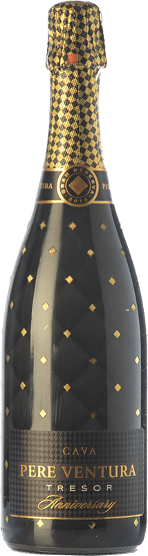 41,95 € Envio grátis | Espumante branco Pere Ventura Tresor Aniversary Brut Grande Reserva D.O. Cava Espanha Macabeo, Xarel·lo, Parellada Garrafa 75 cl