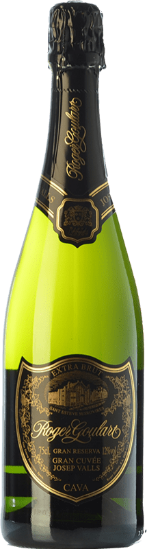 21,95 € 免费送货 | 白起泡酒 Roger Goulart Extra Brut — 特干型起泡酒 Grande Cuvée 特级珍藏 D.O. Cava 西班牙 Macabeo — 马卡贝奥, Xarel·lo — 哈雷洛, Chardonnay — 莎当妮, Parellada — 帕雷利亚达 瓶装 75 cl