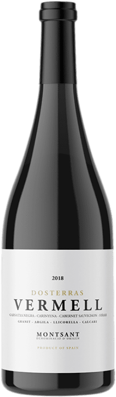 21,95 € 免费送货 | 红酒 Dosterras Vermell 岁 D.O. Montsant 加泰罗尼亚 西班牙 Xarel·lo Vermell 瓶子 75 cl