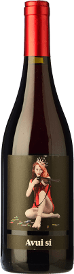 7,95 € Free Shipping | Red wine Mas Patiràs Avui Sí Negre Young D.O. Empordà Catalonia Spain Syrah Bottle 75 cl