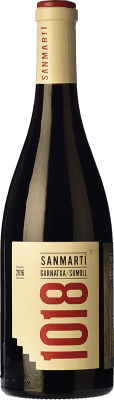 19,95 € Envío gratis | Vino Tinto Sanmartí 1018 Garnatxa i Sumoll Crianza D.O. Pla de Bages Cataluña España Garnacha 75 cl