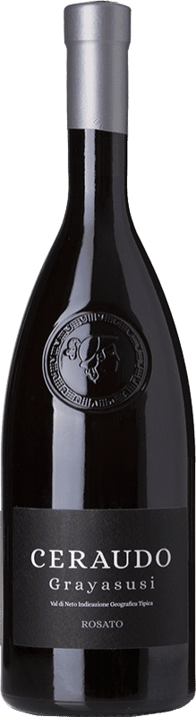 26,95 € Envoi gratuit | Vin Rosé Ceraudo Grayasusi Etichetta Rame Jeune I.G.T. Val di Neto Calabre Italie Gaglioppo Eco — Biologique Bouteille 75 cl