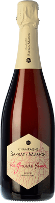 72,95 € 送料無料 | ロゼスパークリングワイン Barrat Masson La Grande Homée Rosé ブルットの自然 A.O.C. Champagne シャンパン フランス Pinot Black ボトル 75 cl
