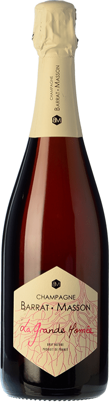 75,95 € Kostenloser Versand | Rosé Sekt Barrat Masson La Grande Homée Brut Nature Rosé A.O.C. Champagne Champagner Frankreich Pinot Noir — Spätburgunder Eco — Biologisch Flasche 75 cl