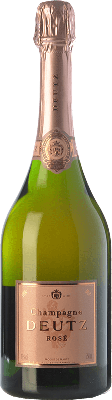 59,95 € 免费送货 | 桃红起泡酒 Deutz Brut — 起泡酒 干型 经典, Rosé — 桃红葡萄酒 A.O.C. Champagne 香槟酒 法国 Pinot Noir — 黑皮诺, Chardonnay — 莎当妮 75 cl