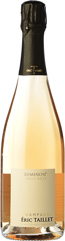 39,95 € Envio grátis | Espumante rosé Eric Taillet Luminosi'T Rosé Extra Brut A.O.C. Champagne Champagne França Pinot Preto, Pinot Meunier Garrafa 75 cl