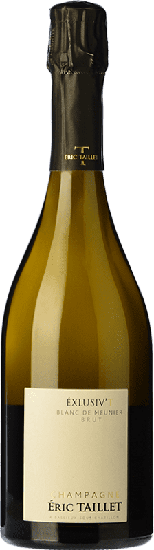 57,95 € 免费送货 | 白起泡酒 Eric Taillet Exclusiv'T 额外的香味 A.O.C. Champagne 香槟酒 法国 Pinot Meunier 瓶子 75 cl