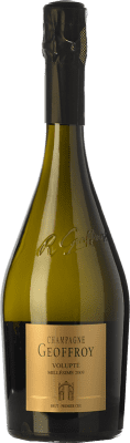 63,95 € 免费送货 | 白起泡酒 Geoffroy Volupte 香槟 A.O.C. Champagne 香槟酒 法国 Pinot Black, Chardonnay 瓶子 75 cl