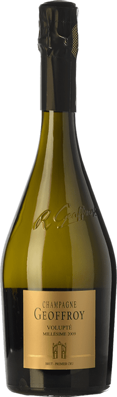 66,95 € Kostenloser Versand | Weißer Sekt Geoffroy Volupte Brut — Herb A.O.C. Champagne Champagner Frankreich Pinot Noir — Spätburgunder, Chardonnay Flasche 75 cl