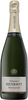 58,95 € Бесплатная доставка | Белое игристое Henriot Souverain брют A.O.C. Champagne шампанское Франция Pinot Black, Chardonnay, Pinot Meunier бутылка 75 cl