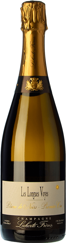 87,95 € Бесплатная доставка | Белое игристое вино Laherte Frères Longues Voyes Brut Nature — Брют Натюр A.O.C. Champagne шампанское Франция Pinot Noir — Пино Нуар Бутылка 75 cl