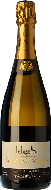 87,95 € 送料無料 | 白スパークリングワイン Laherte Frères Longues Voyes ブルットの自然 A.O.C. Champagne シャンパン フランス Pinot Black ボトル 75 cl