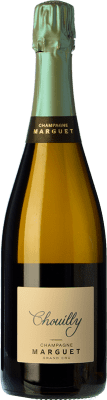 74,95 € Envio grátis | Espumante branco Marguet Chouilly Grand Cru Brut Nature A.O.C. Champagne Champagne França Chardonnay Garrafa 75 cl