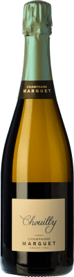 74,95 € Kostenloser Versand | Weißer Sekt Marguet Chouilly Brut Nature Grand Cru Grosse Lage A.O.C. Champagne Champagner Frankreich Chardonnay 75 cl