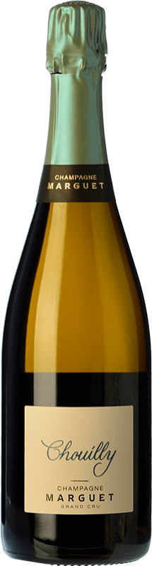 74,95 € Envío gratis | Espumoso Blanco Marguet Chouilly Brut Nature Grand Cru A.O.C. Champagne Champagne Francia Chardonnay Botella 75 cl